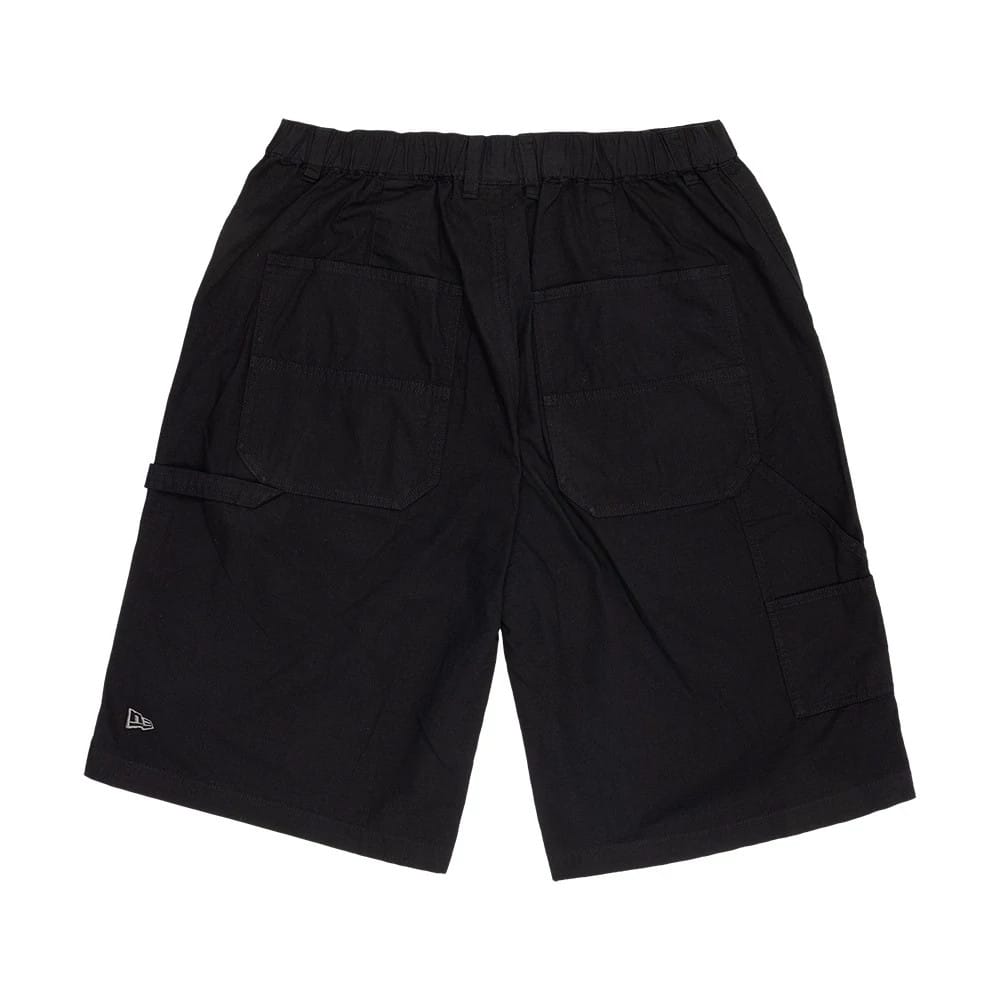 New Era Canvas Black Bermuda Shorts