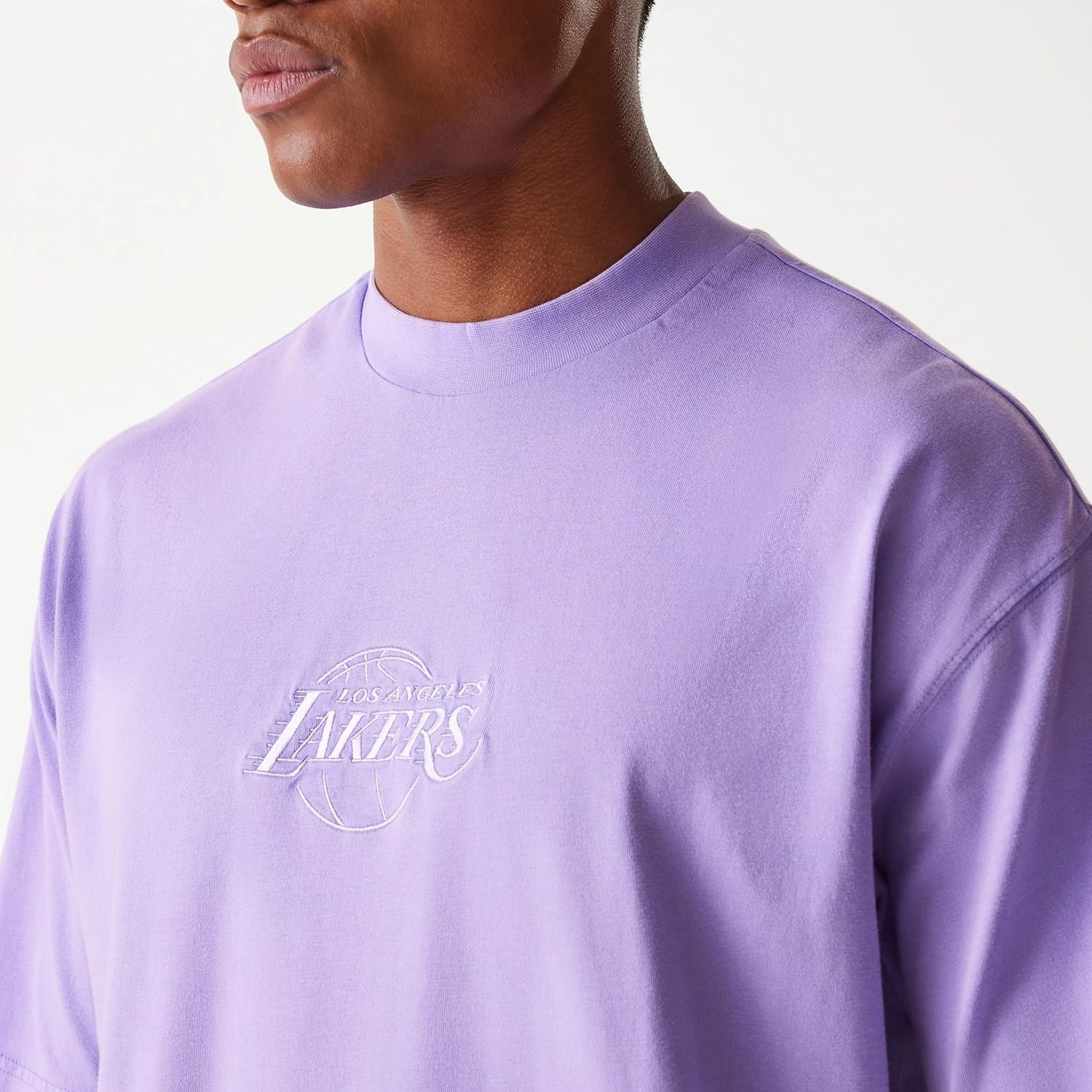 LA Lakers NBA Washed Purple Box T-Shirt