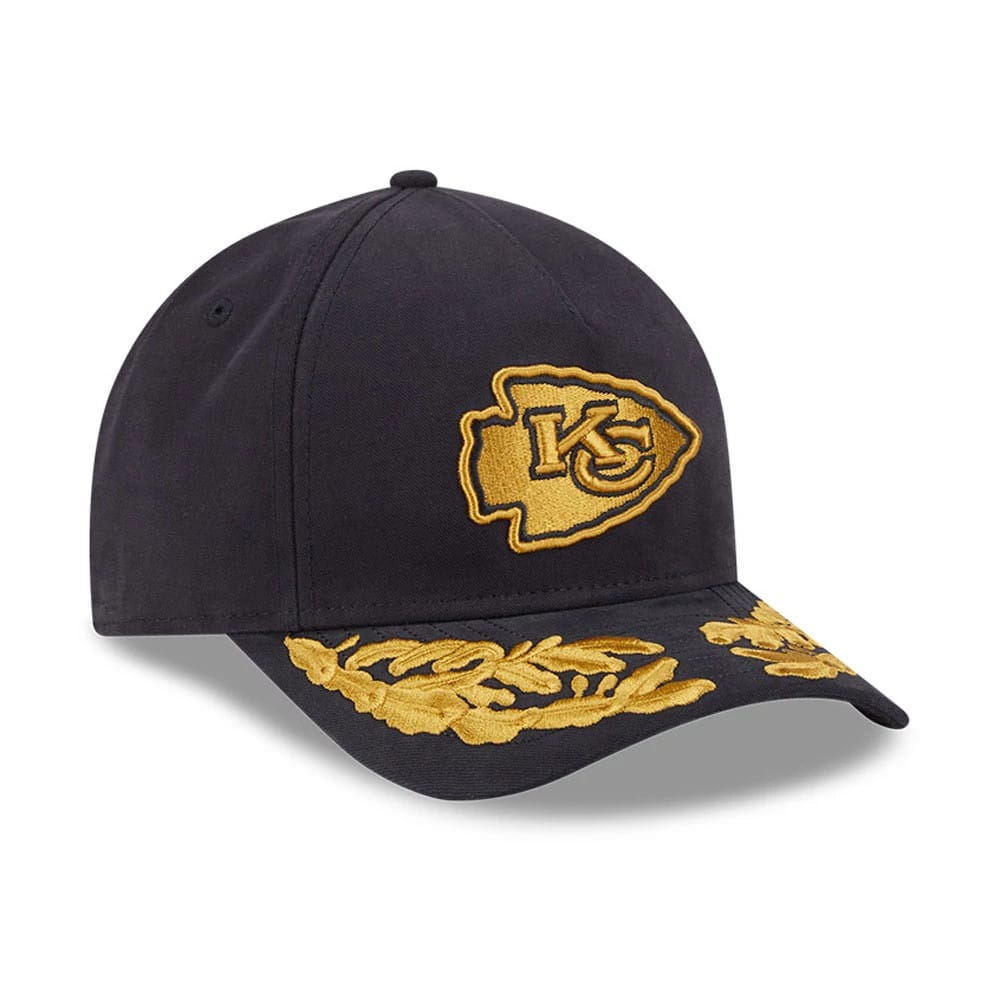Kansas City Chiefs NFL x Alpha Black 9FORTY M-Crown A-Frame Adjustable Cap