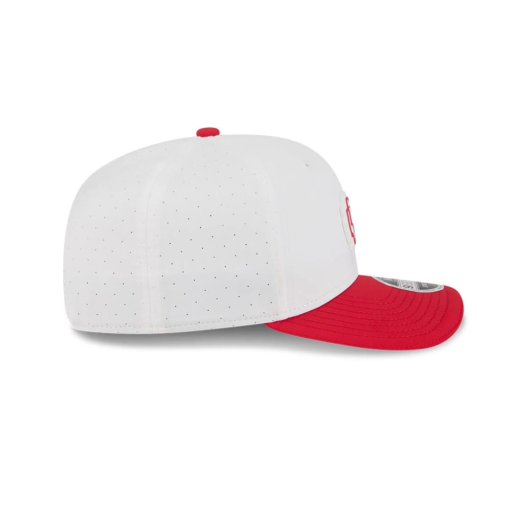 Kansas City Chiefs NFL Training 2025 White 9SEVENTY Stretch Snap Adjustable Cap