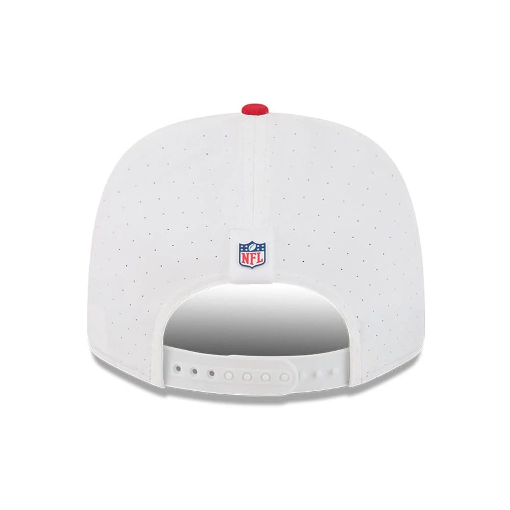 Kansas City Chiefs NFL Training 2025 White 9SEVENTY Stretch Snap Adjustable Cap