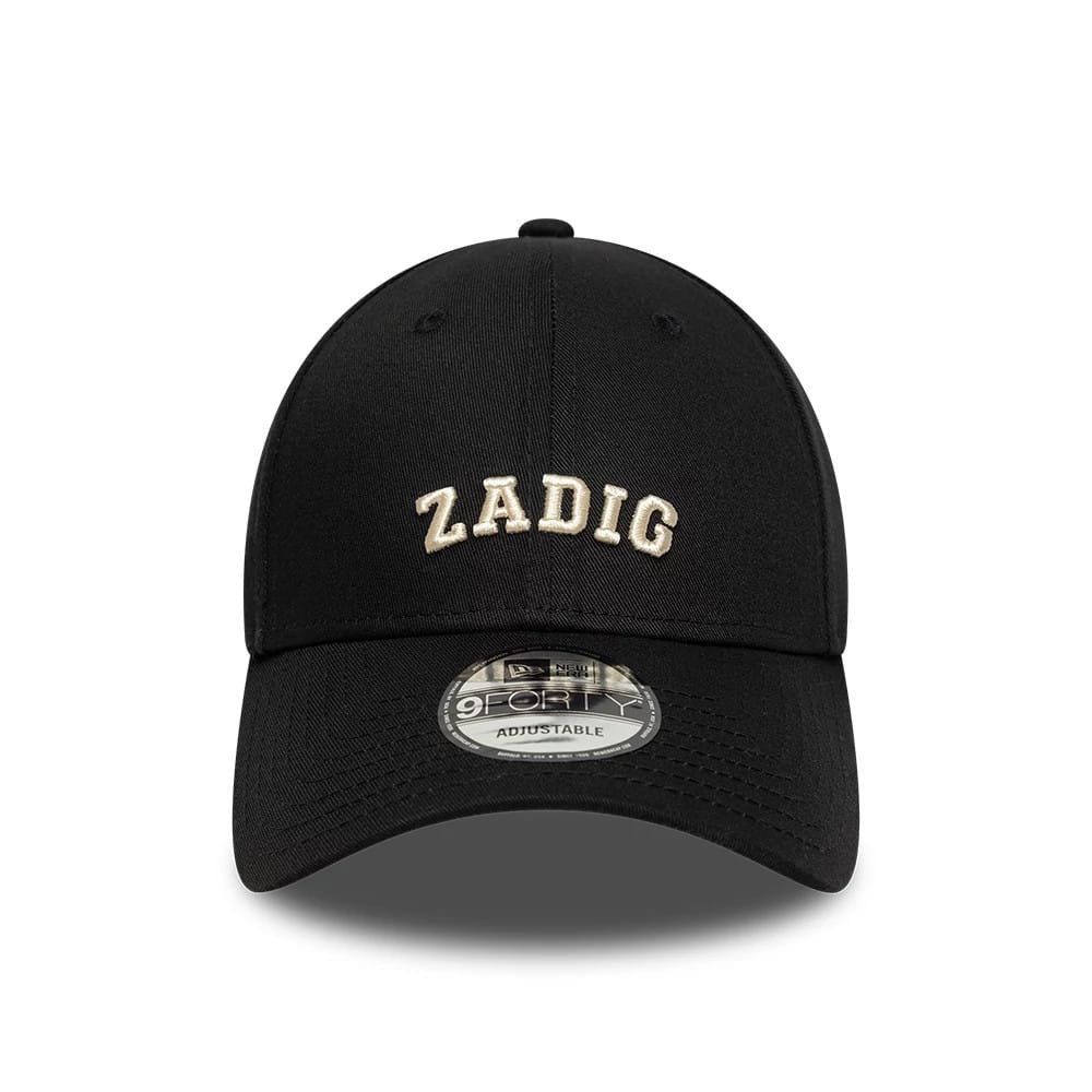 New Era X Zadig & Voltaire Black 9FORTY Adjustable Cap