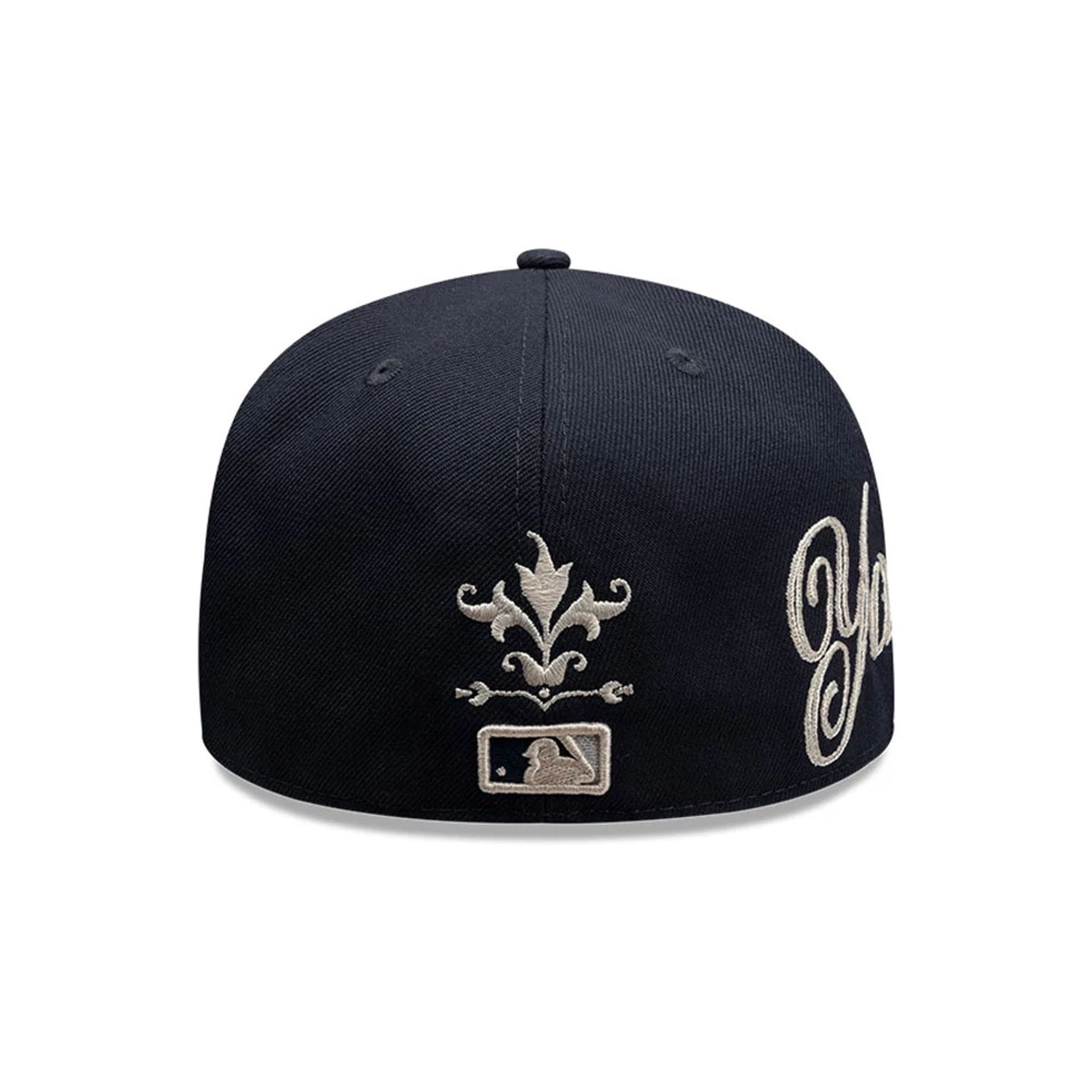 New York Yankees MLB Script Navy 59FIFTY Fitted Cap