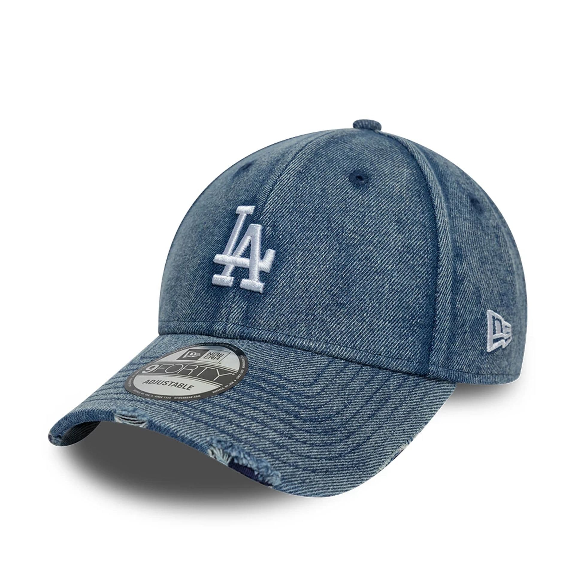 LA Dodgers MLB Acid Wash Pastel Blue 9FORTY Adjustable Cap