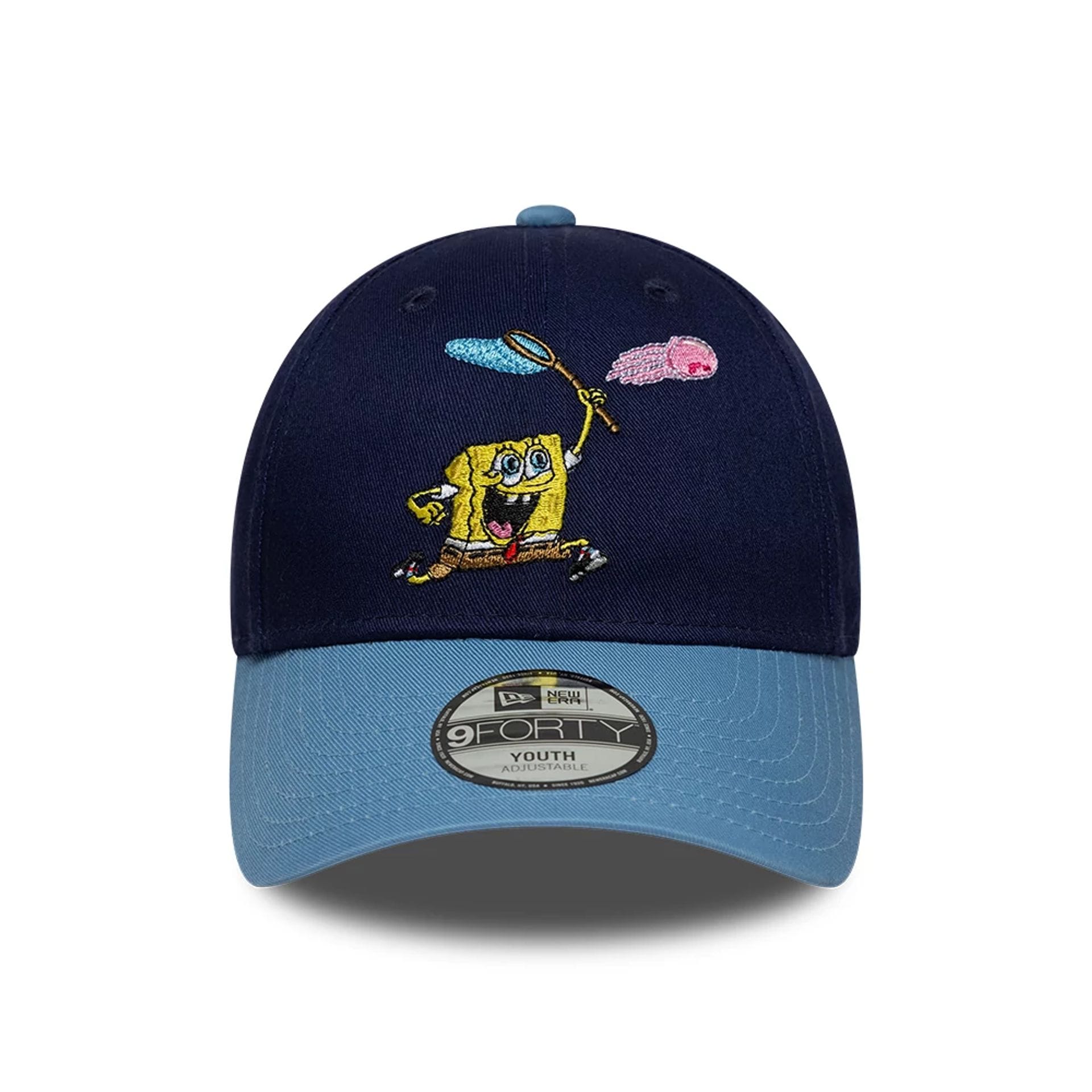 Youth Spongebob Squarepants Jellyfishing  Dark Blue 9FORTY Adjustable Cap