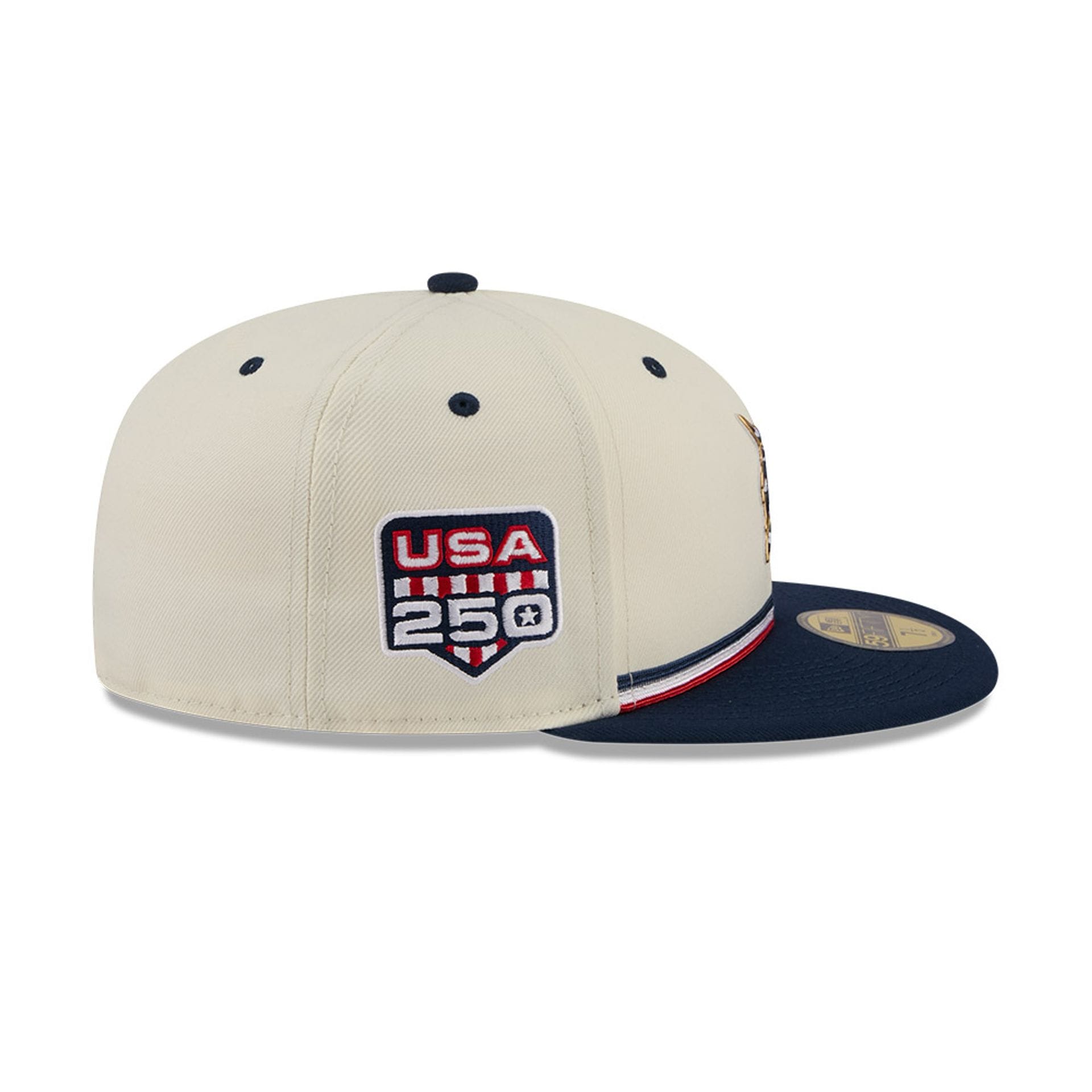 Detroit Tigers MLB 4th Of July 2026 Cream 59FIFTY Fitted Cap