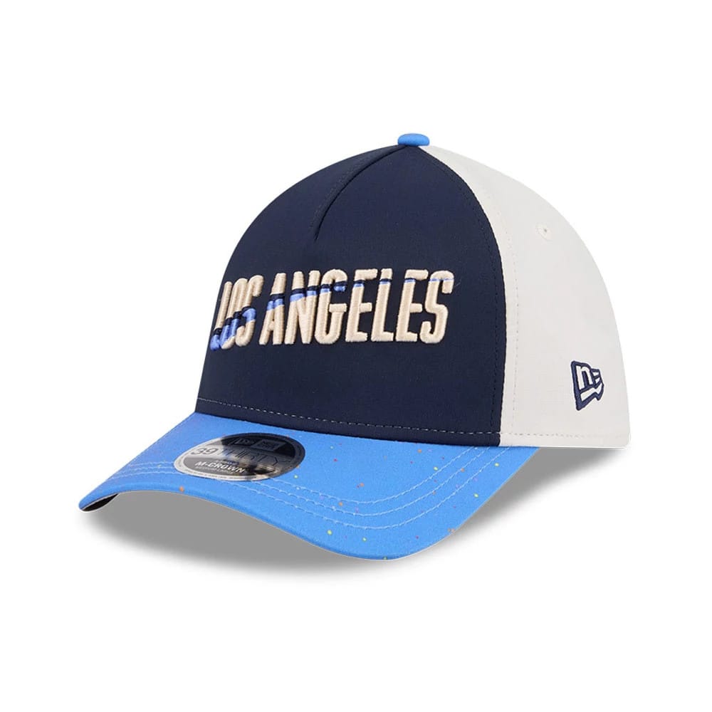 Dodgers MLB City Connect Navy 39THIRTY M-Crown A-Frame Stretch Fit Cap