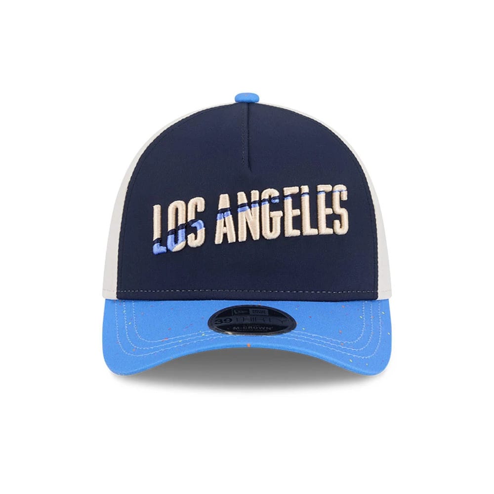 Dodgers MLB City Connect Navy 39THIRTY M-Crown A-Frame Stretch Fit Cap