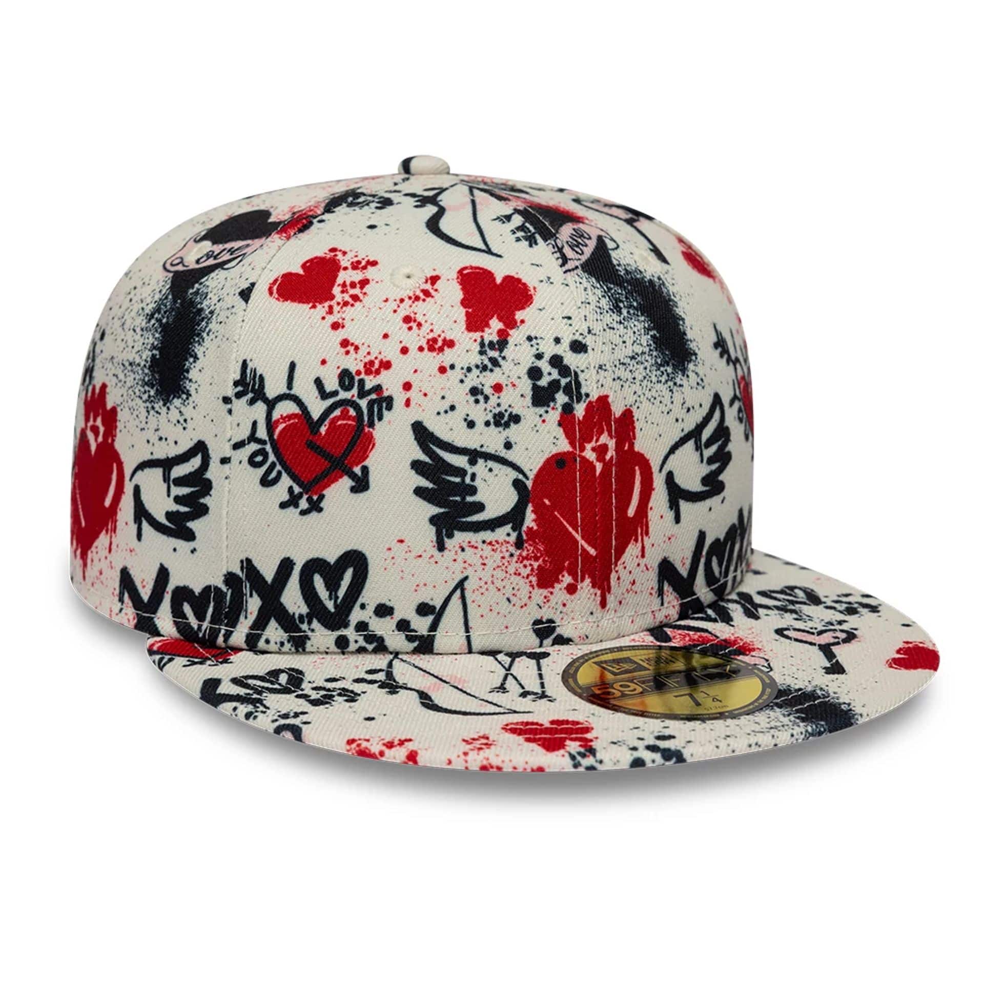 New Era Valentines Light Beige 59FIFTY Fitted Cap