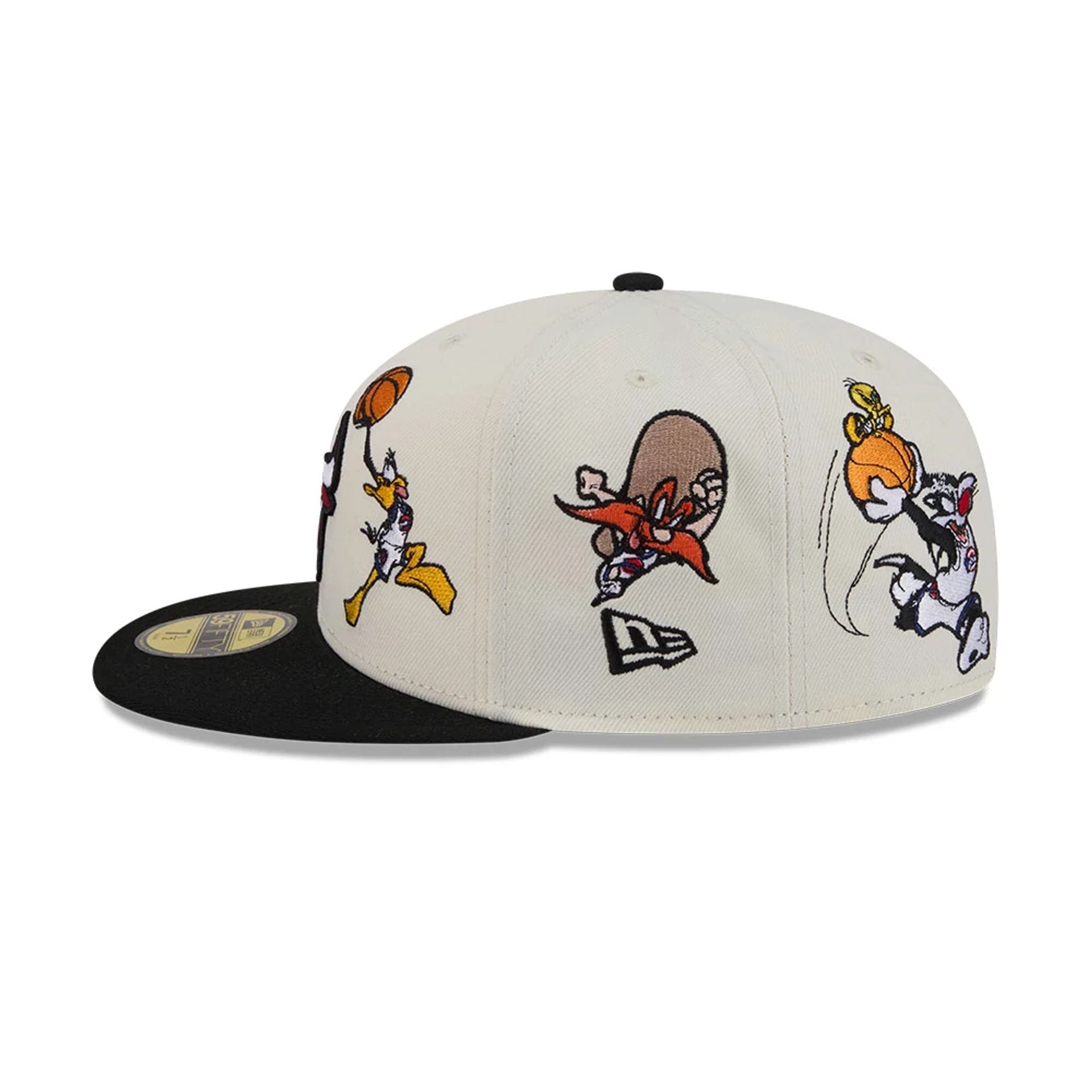Chicago Bulls Space Jam Tune Squad White 59FIFTY Fitted Cap