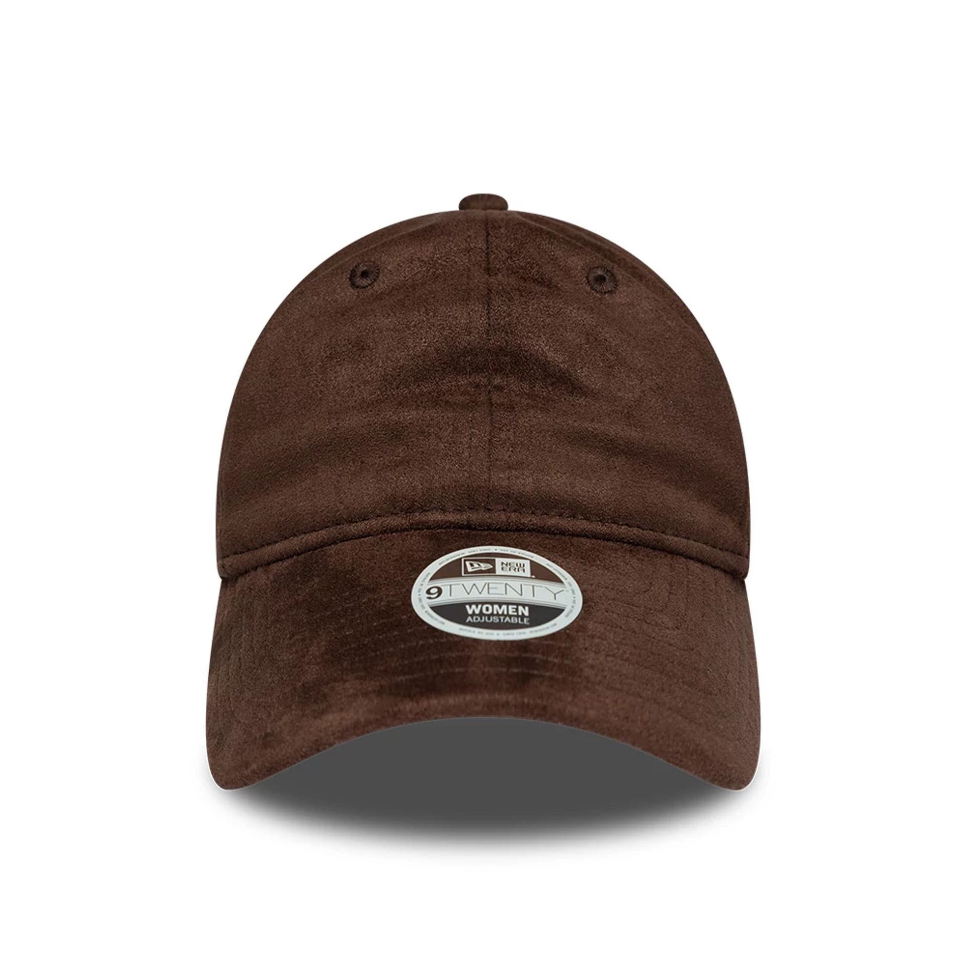 Womens New Era Textured Dark Brown 9TWENTY Adjustable Cap