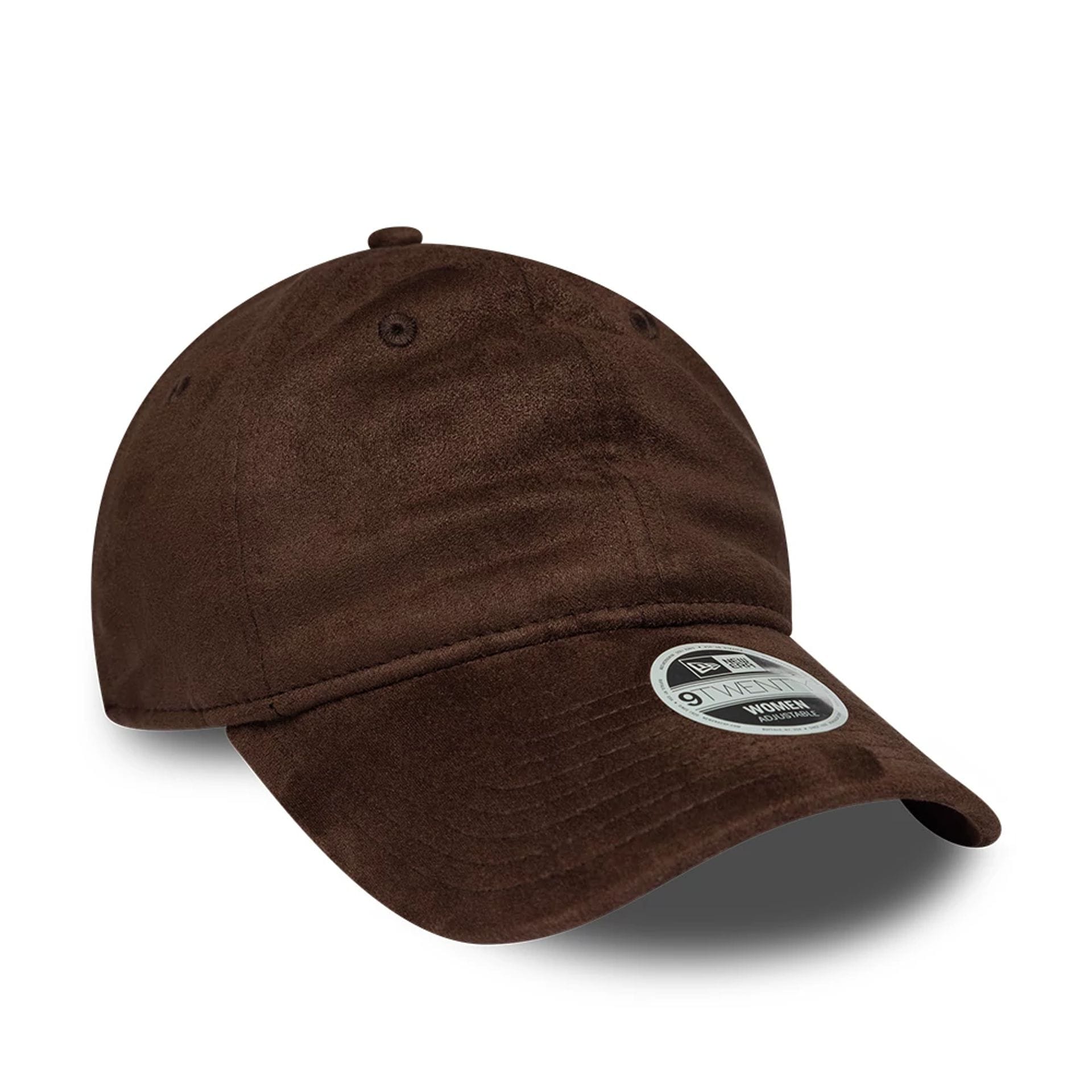 Womens New Era Textured Dark Brown 9TWENTY Adjustable Cap