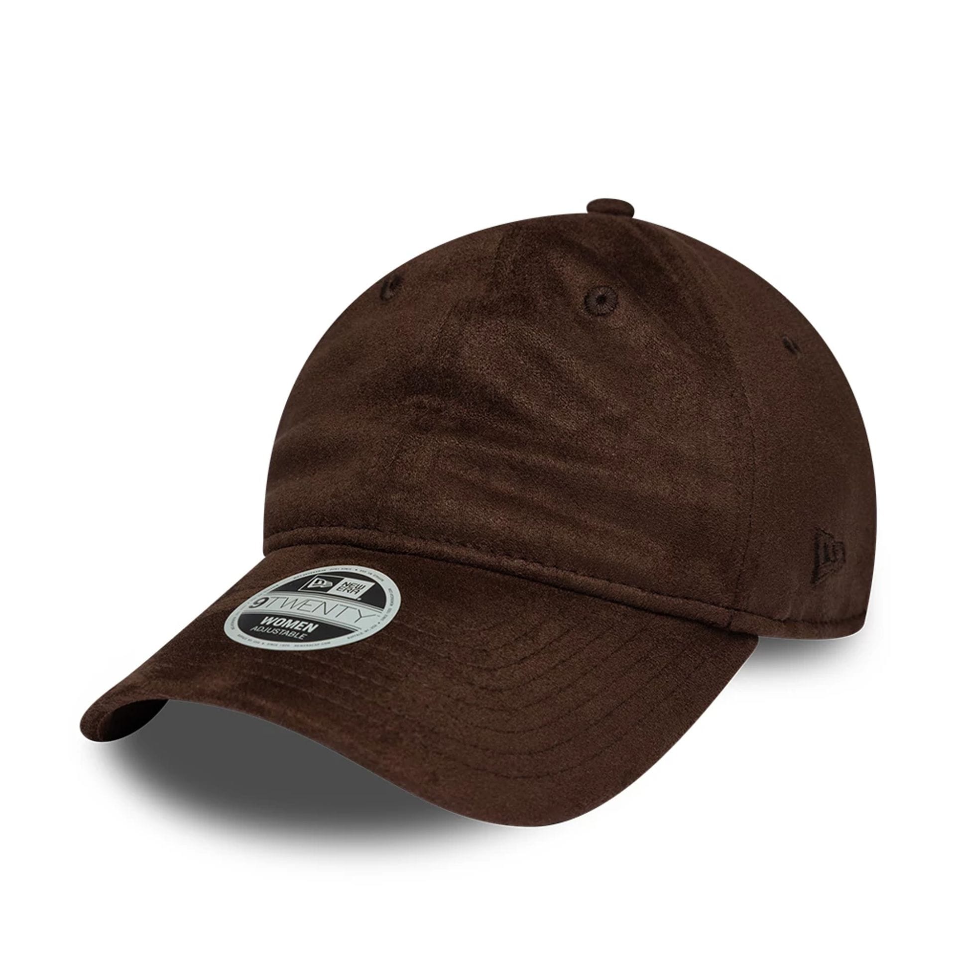 Womens New Era Textured Dark Brown 9TWENTY Adjustable Cap