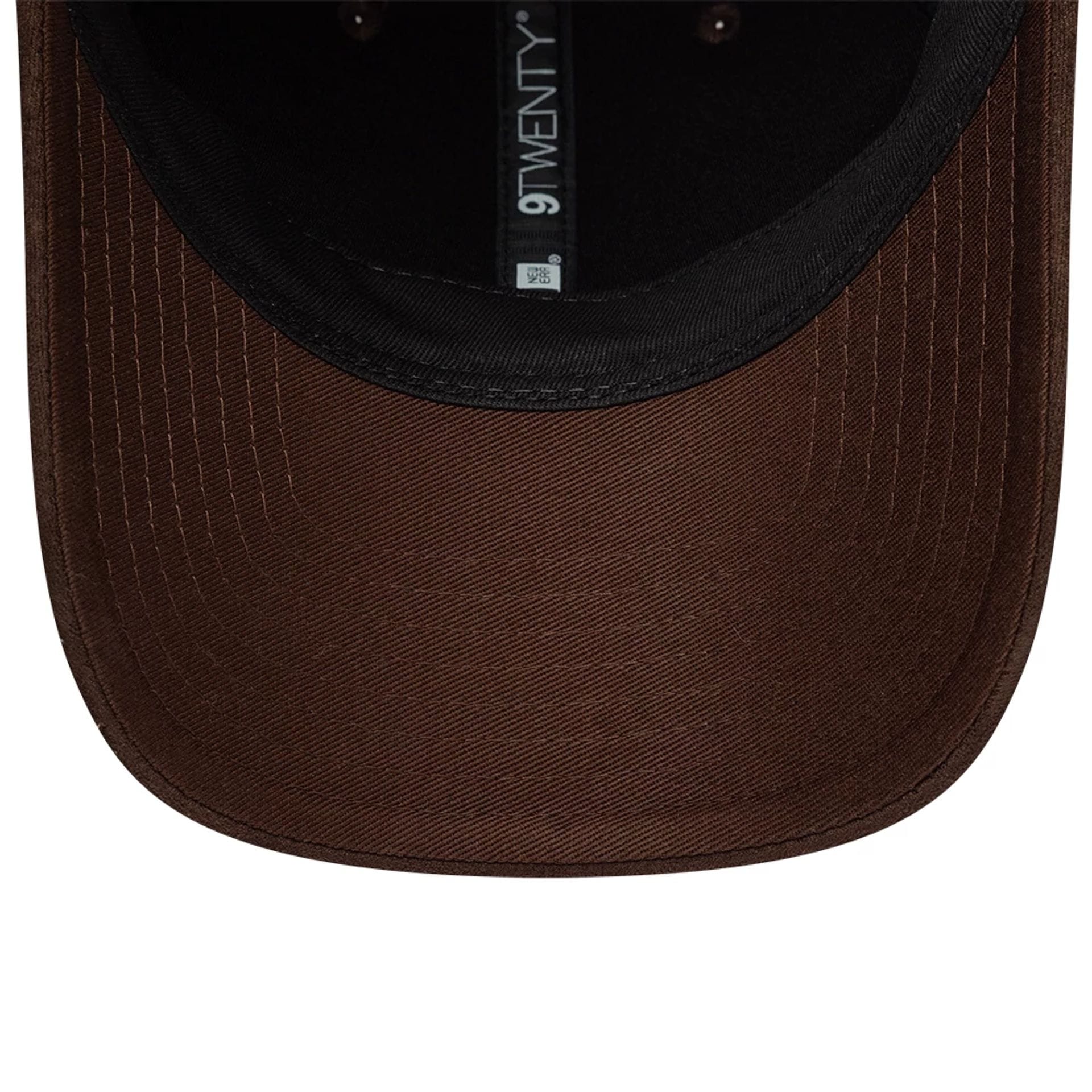 Womens New Era Textured Dark Brown 9TWENTY Adjustable Cap