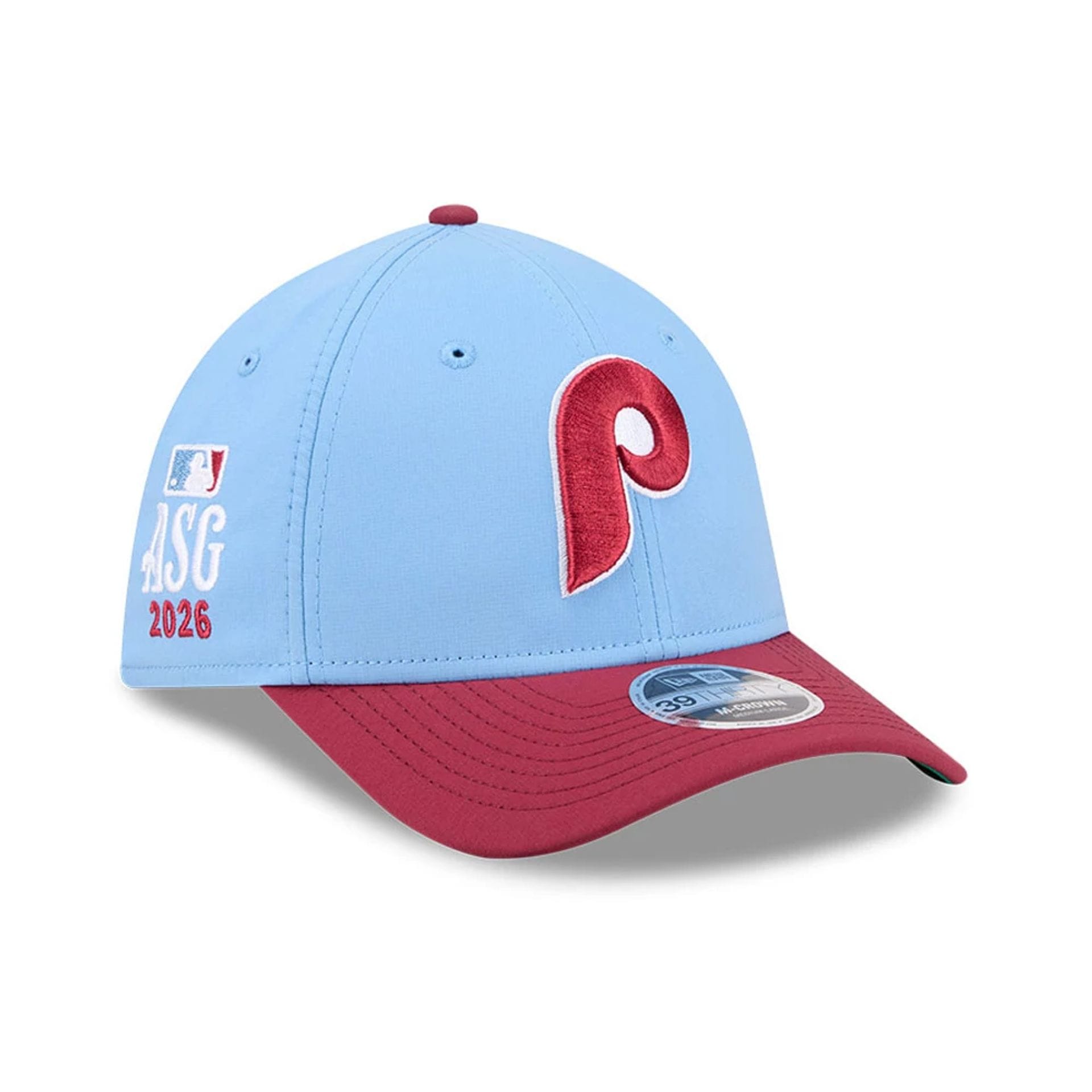 Phillies MLB All Star Game Pastel Blue 39THIRTY M-Crown Stretch Fit Cap