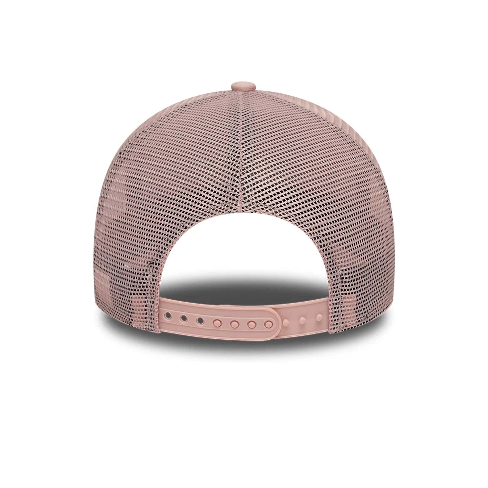 New Era Patch Pastel Pink 9FORTY A-Frame Trucker Adjustable Cap