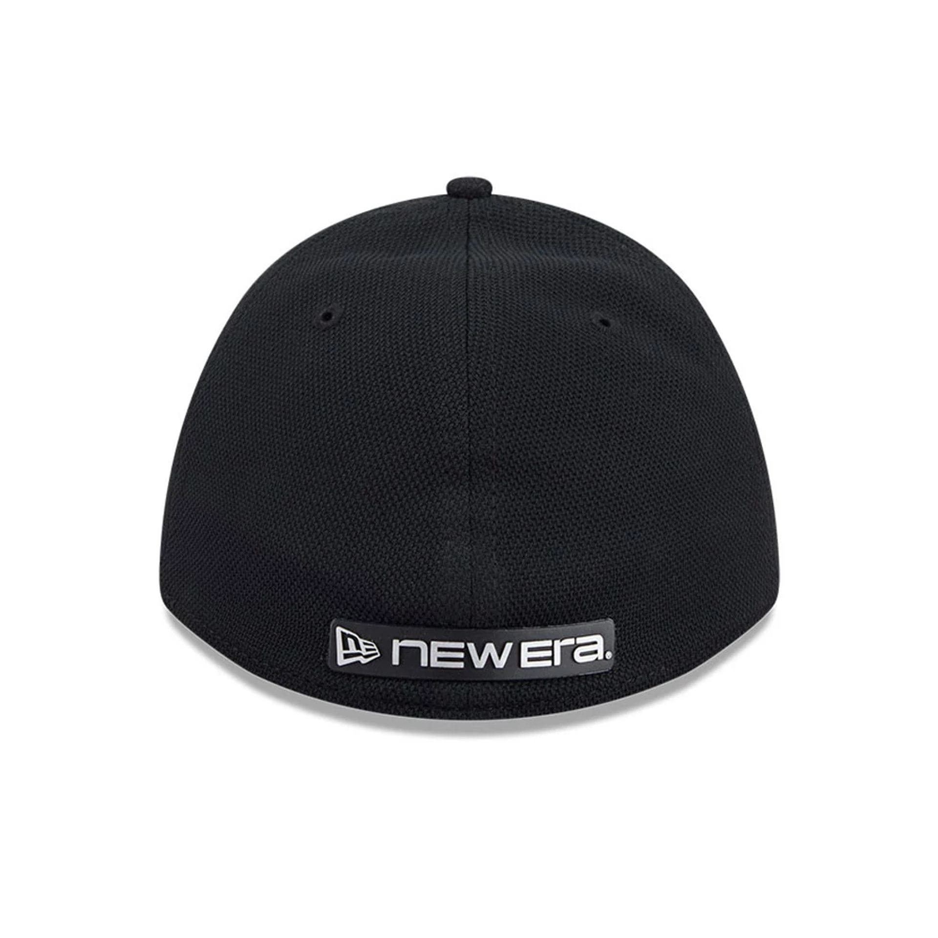 New Era Golf Rubber Patch Black 39THIRTY M-Crown Stretch Fit Cap