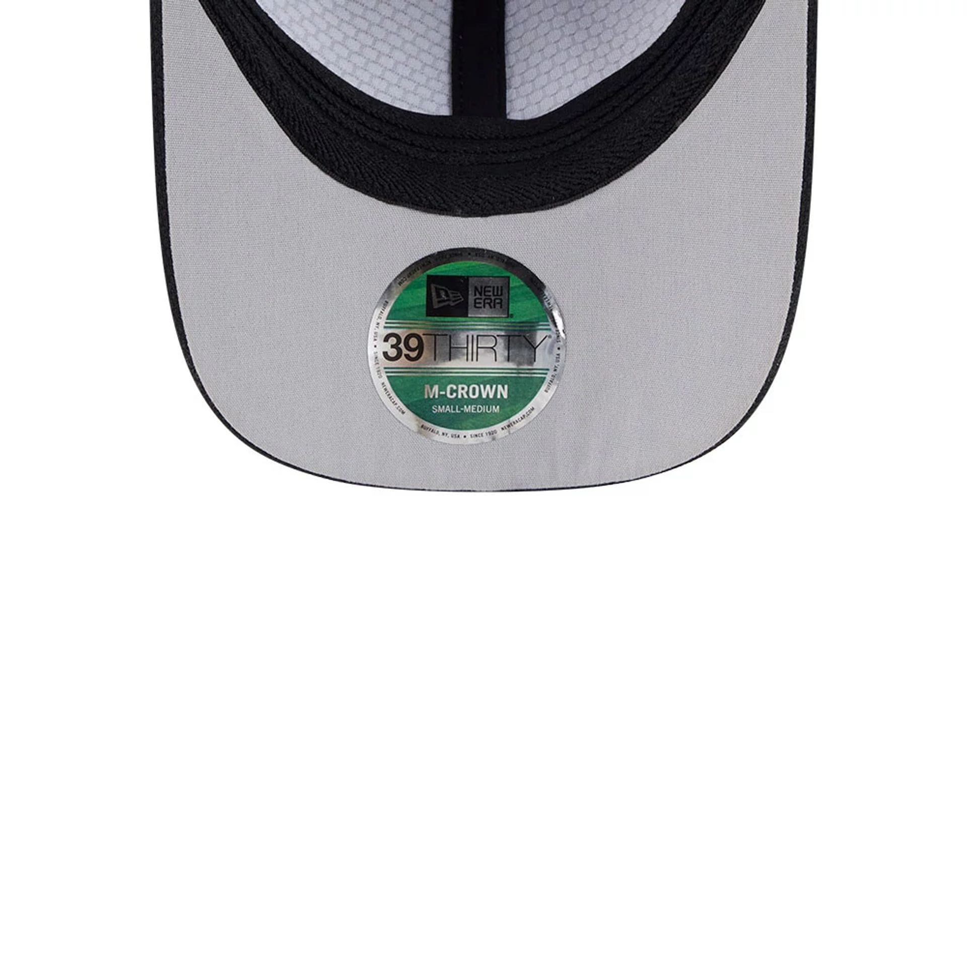New Era Golf Rubber Patch Black 39THIRTY M-Crown Stretch Fit Cap