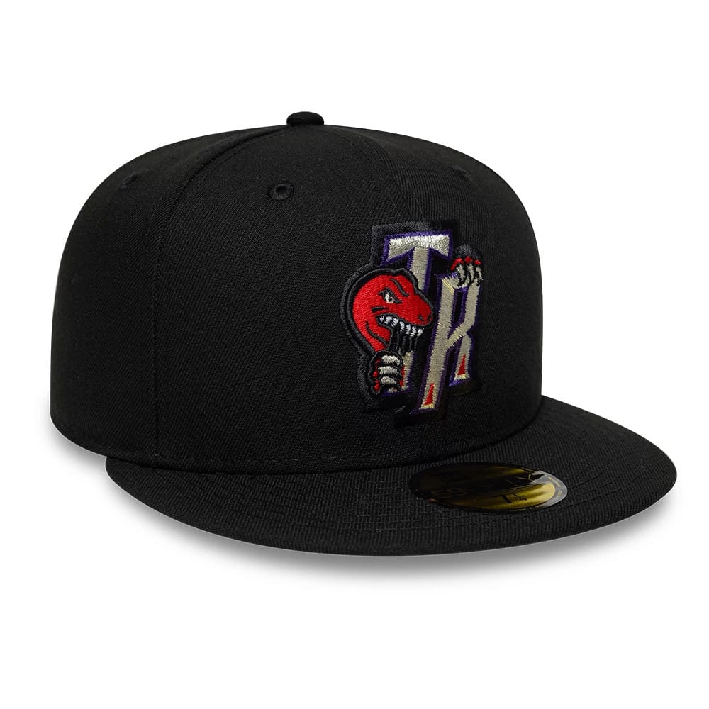 Toronto Raptors NBA Hardwood Classic Black 59FIFTY Fitted Cap
