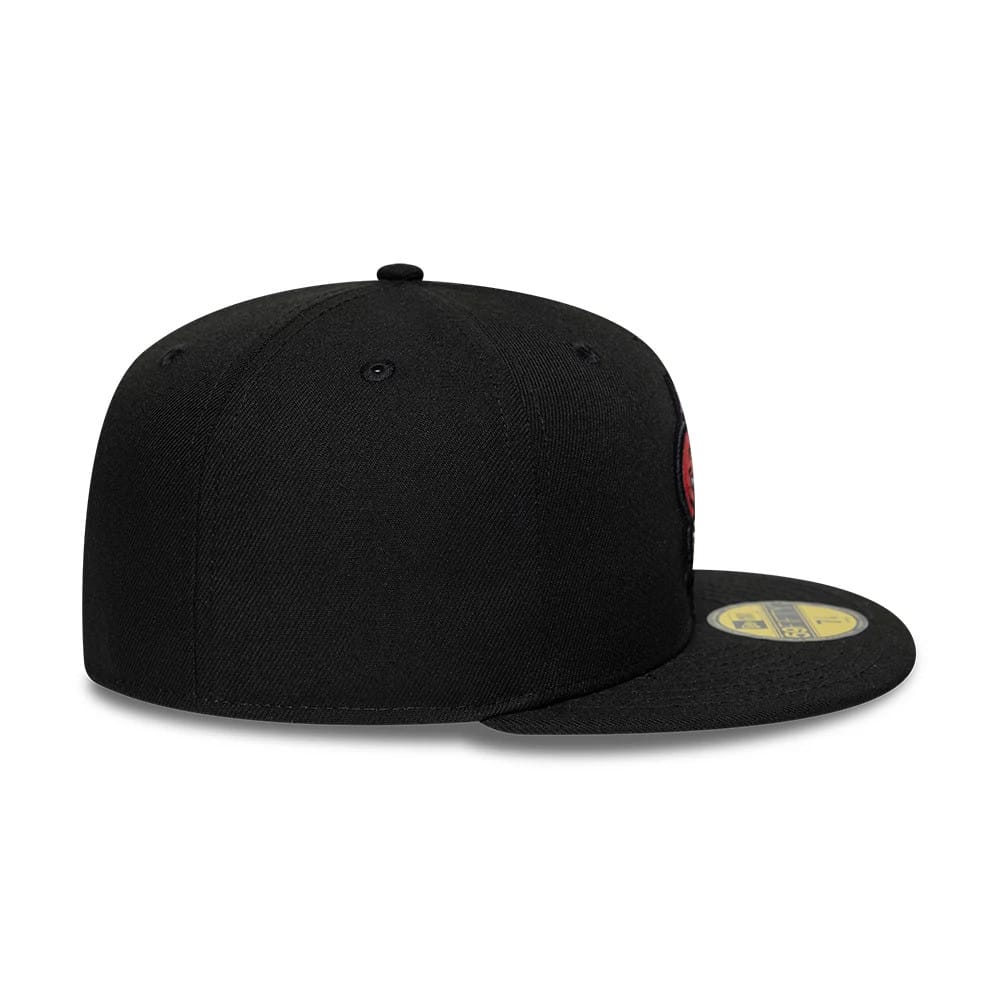 Toronto Raptors NBA Hardwood Classic Black 59FIFTY Fitted Cap
