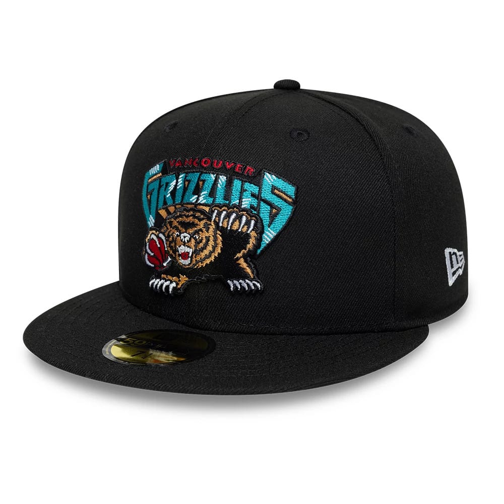 Vancouver Grizzlies NBA Hardwood Classic Black 59FIFTY Fitted Cap