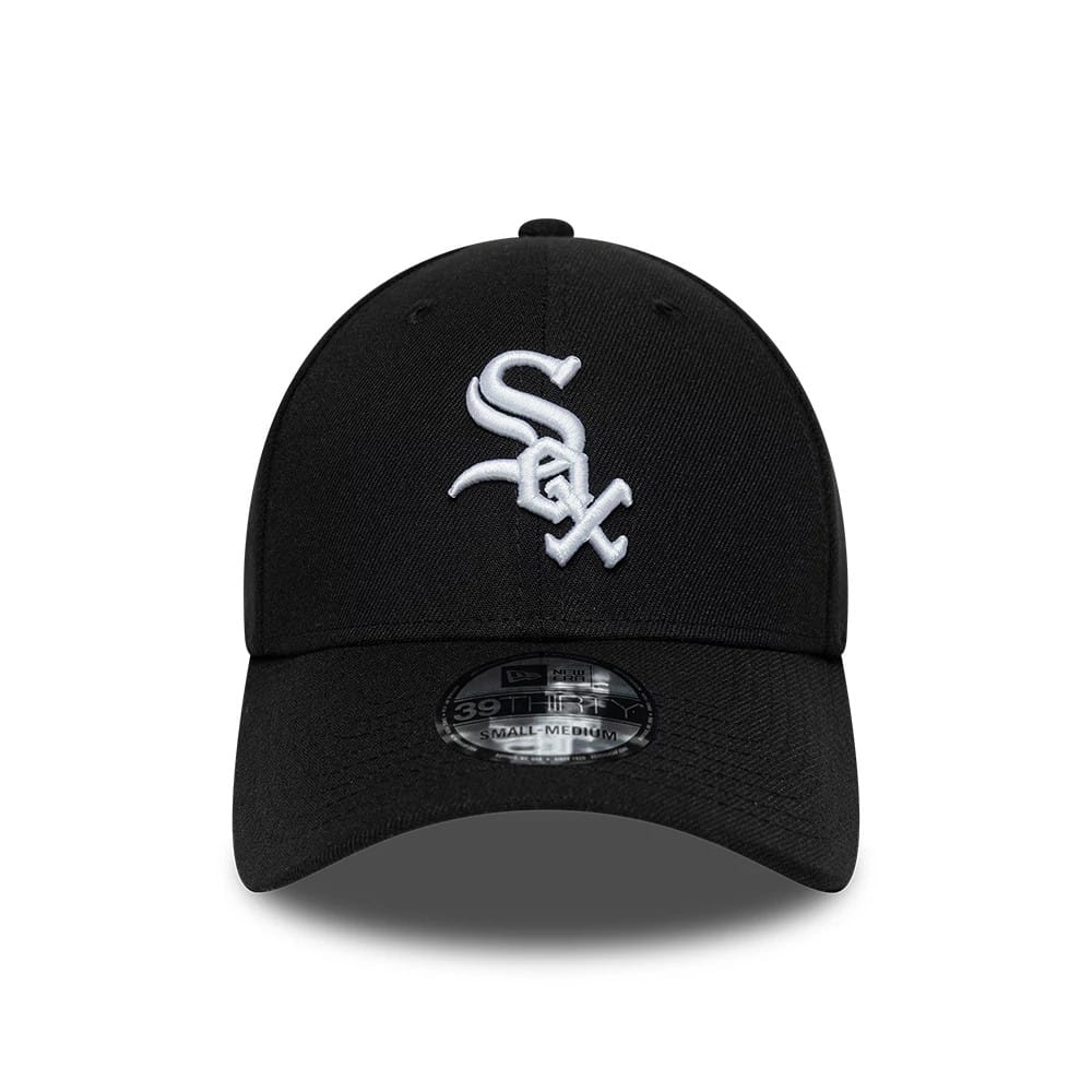 Chicago White Sox MLB Classic Black 39THIRTY Stretch Fit Cap
