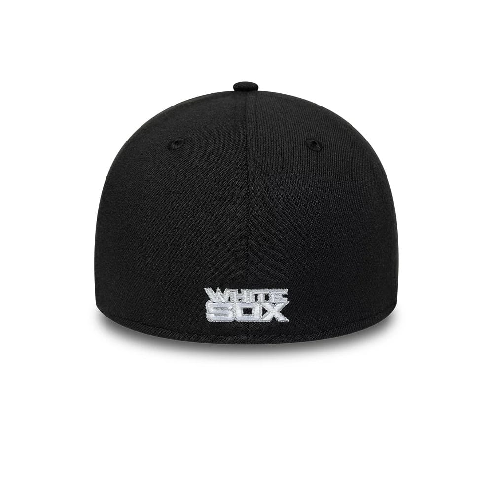 Chicago White Sox MLB Classic Black 39THIRTY Stretch Fit Cap