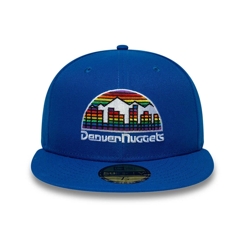 Denver Nuggets NBA Hardwood Classic Blue 59FIFTY Fitted Cap