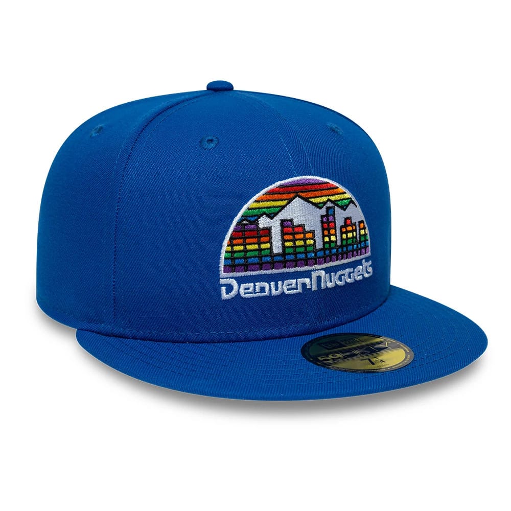 Denver Nuggets NBA Hardwood Classic Blue 59FIFTY Fitted Cap