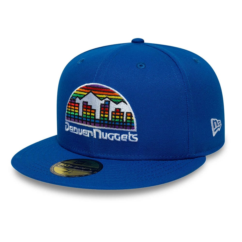 Denver Nuggets NBA Hardwood Classic Blue 59FIFTY Fitted Cap