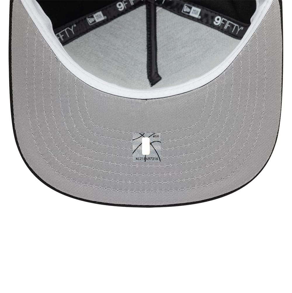 Bucks NBA Hardwood Classic Black 9FIFTY A-Frame Snapback Adjustable Cap