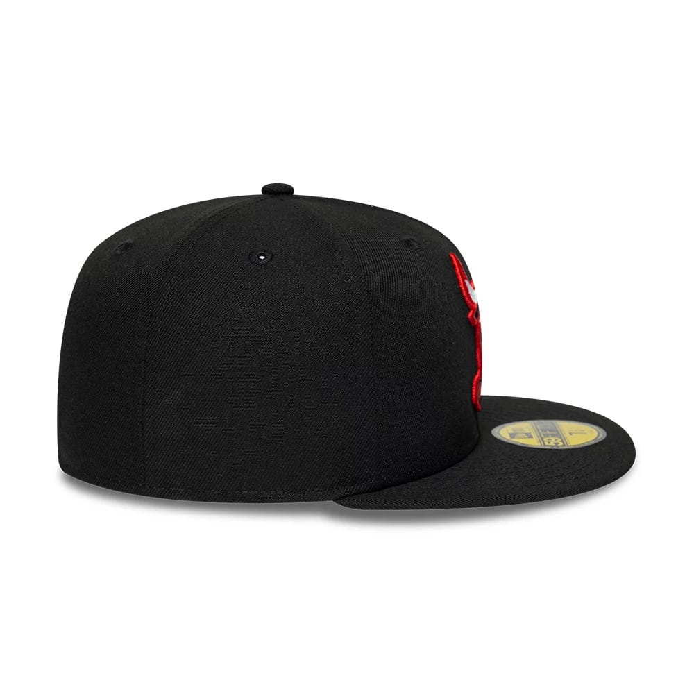 Bulls NBA Hardwood Classic Black 59FIFTY Fitted Cap