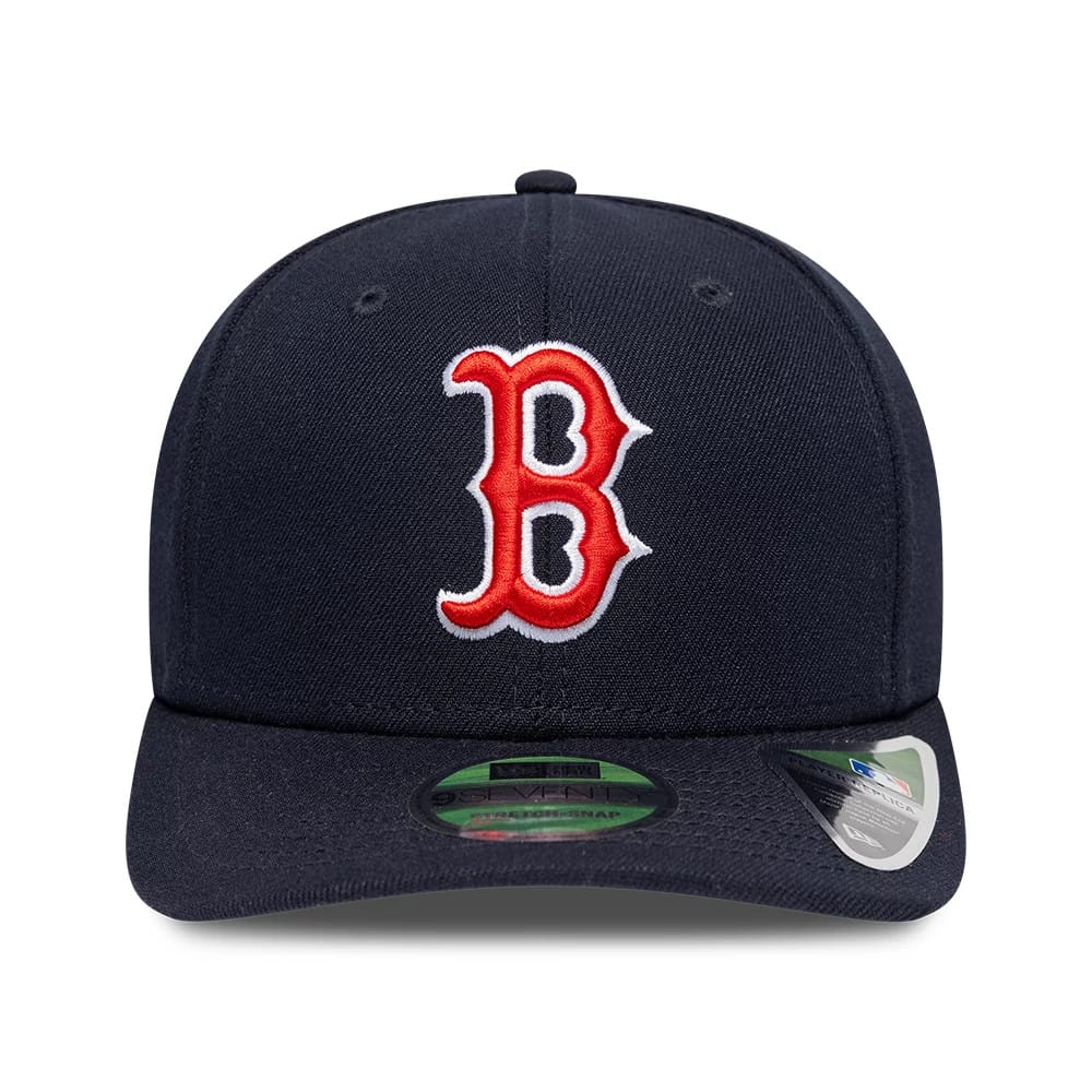 Boston Red Sox MLB Player Replica Navy 9SEVENTY Stretch Snap Adjustable Cap