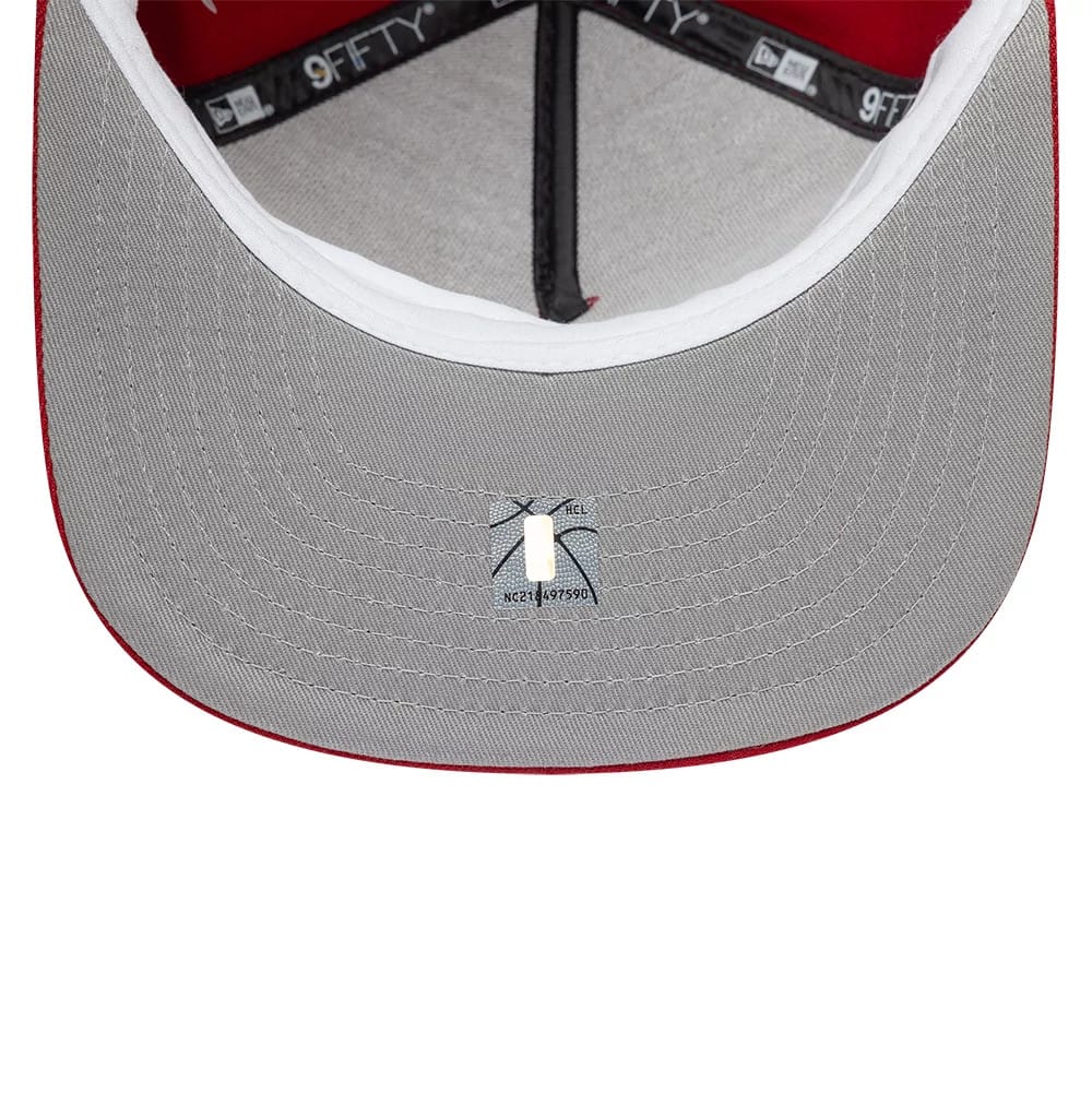 Denver Nuggets NBA Hardwood Classic Dark Red 9FIFTY A-Frame Snapback Adjustable Cap