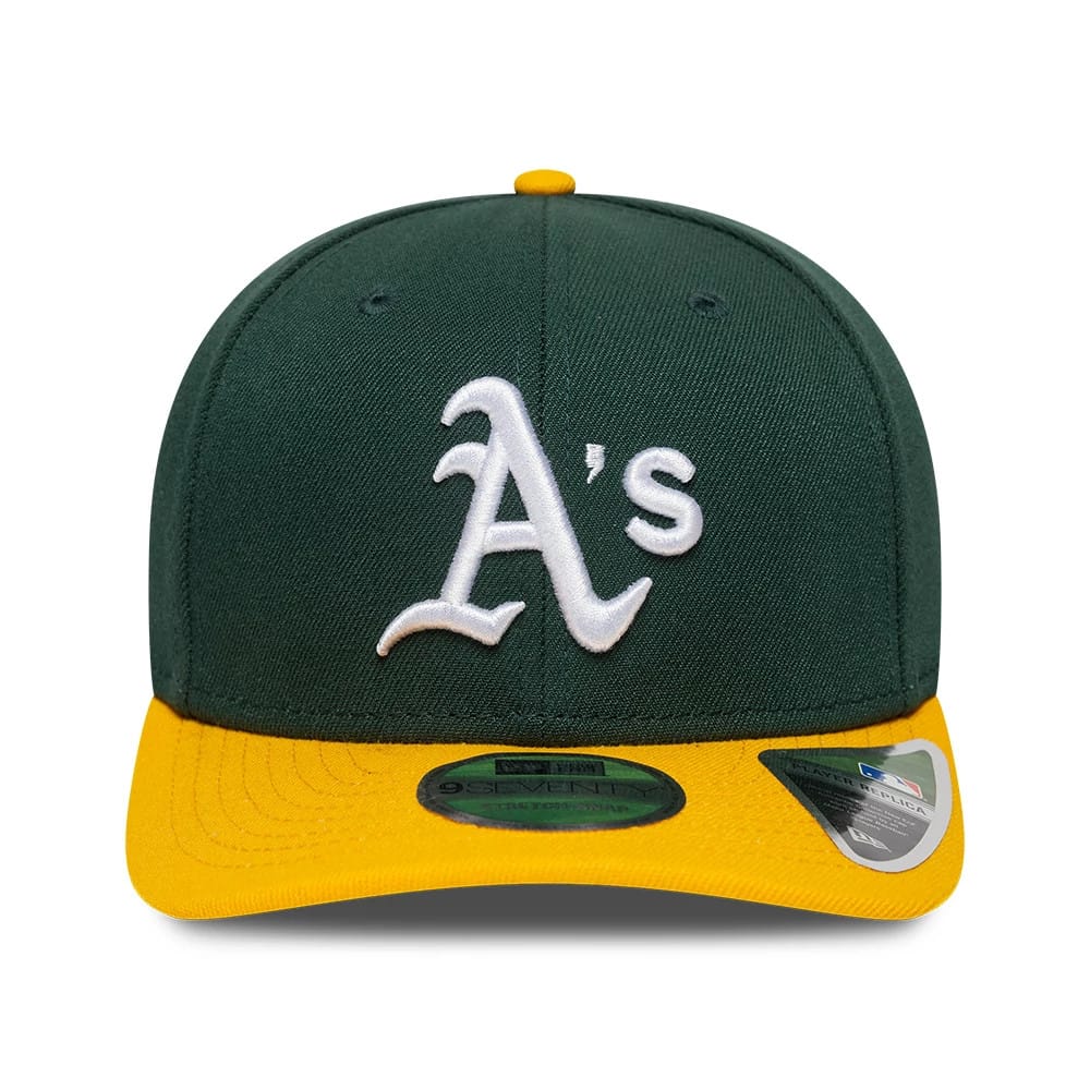 Athletics MLB Player Replica Dark Green 9SEVENTY Stretch Snap Adjustable Cap