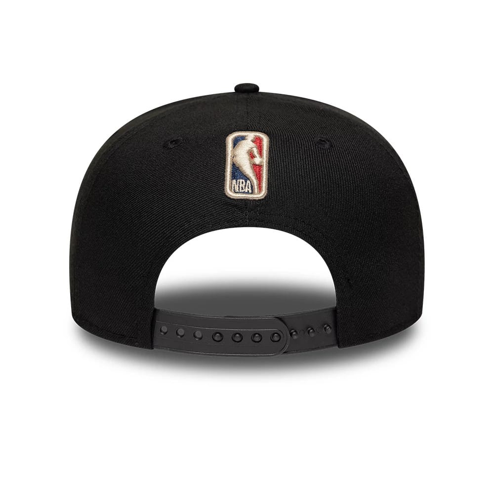 Chicago Bulls NBA Hardwood Classic Black 9FIFTY A-Frame Snapback Adjustable Cap