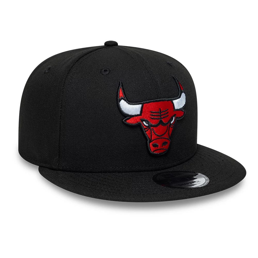 Chicago Bulls NBA Black 9FIFTY Snapback Adjustable Cap