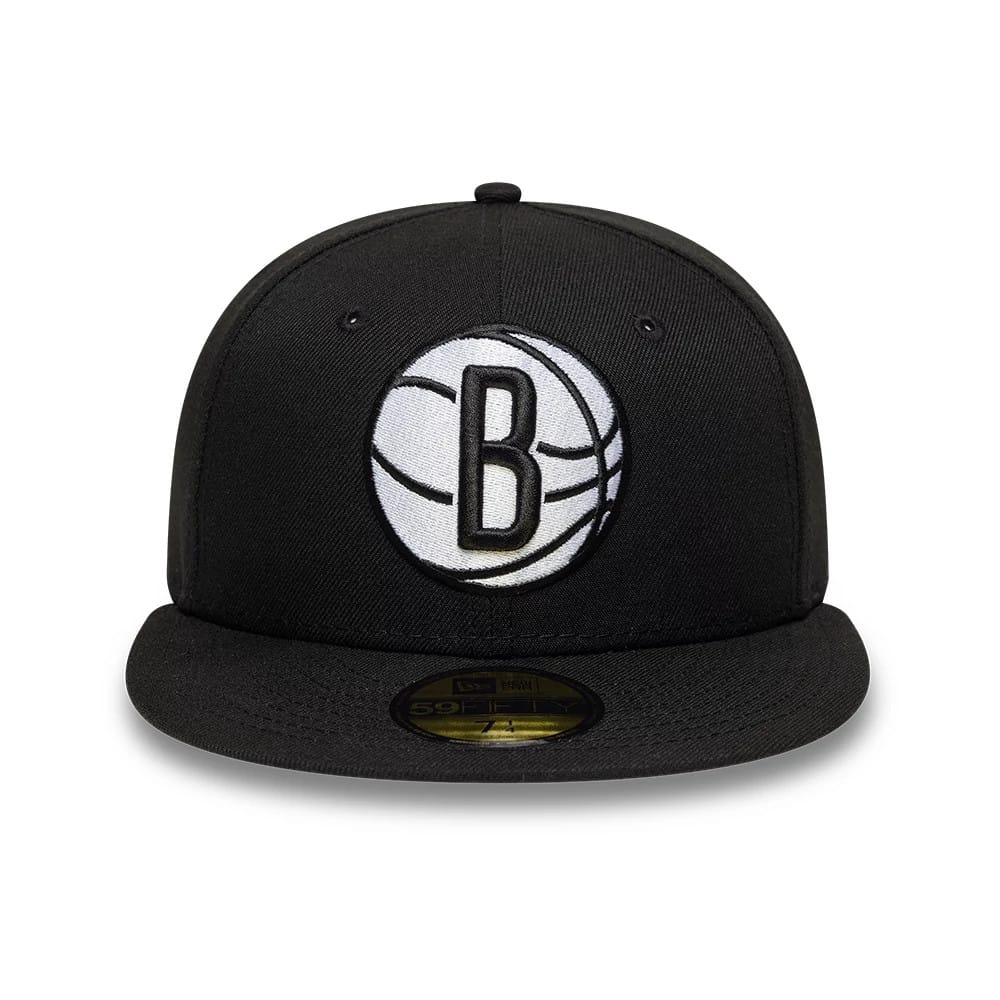 Brooklyn Nets NBA Basic Black 59FIFTY Fitted Cap