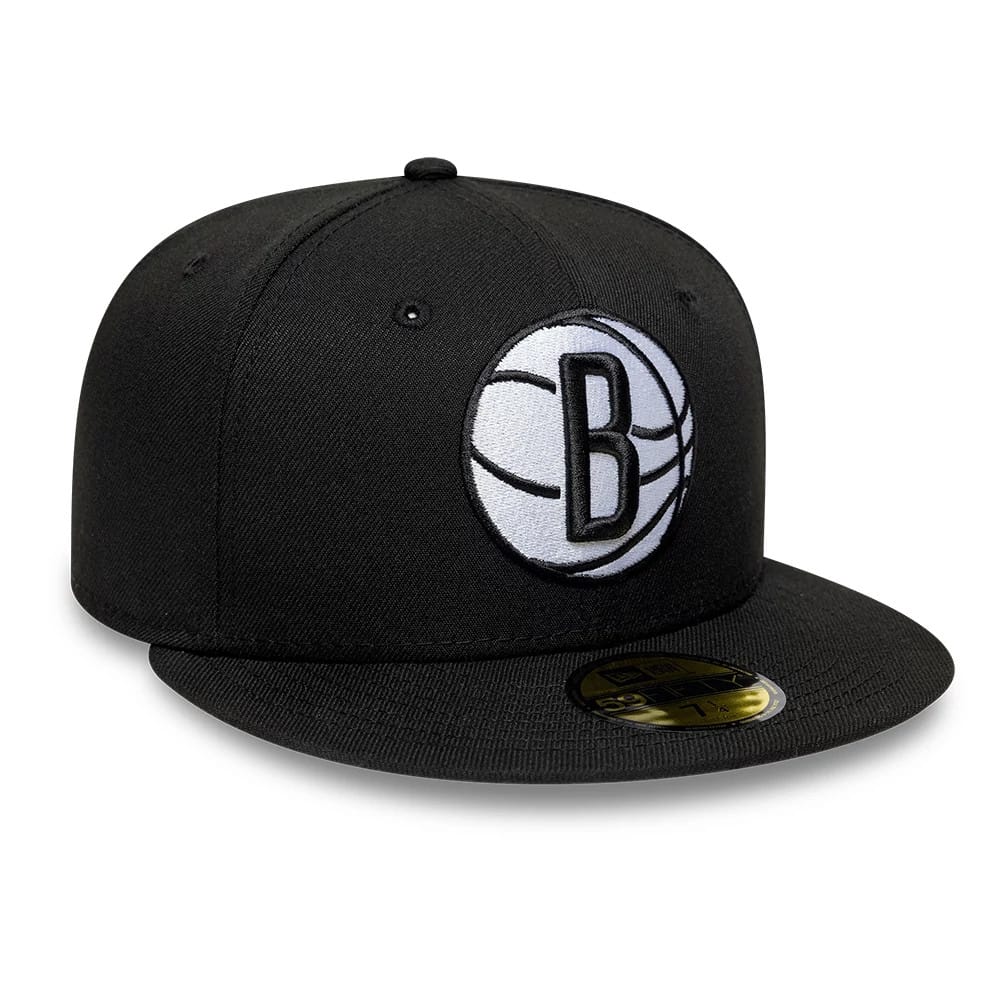 Brooklyn Nets NBA Basic Black 59FIFTY Fitted Cap