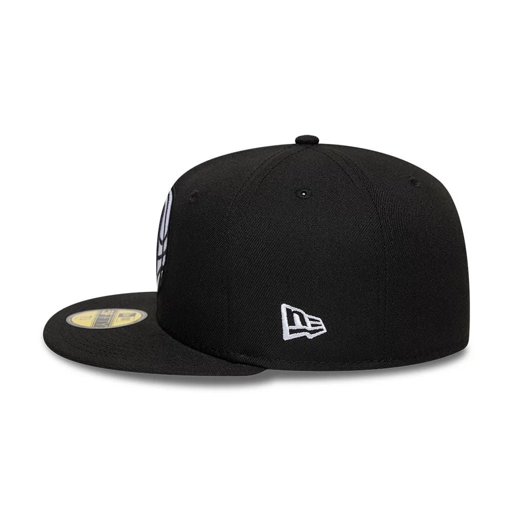 Brooklyn Nets NBA Basic Black 59FIFTY Fitted Cap