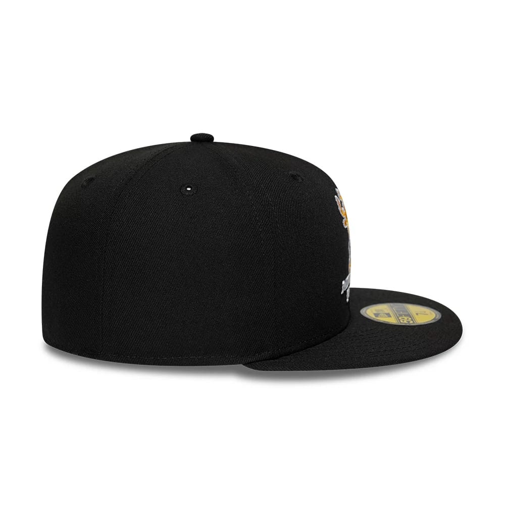Milwaukee Bucks NBA Hardwood Classic Black 59FIFTY Fitted Cap