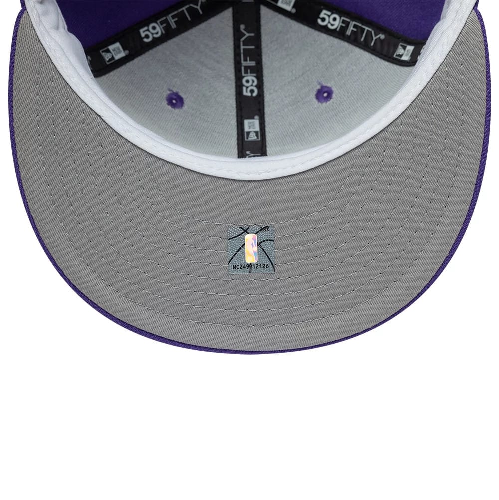 LA Lakers NBA Hardwood Classic Purple 59FIFTY Fitted Cap