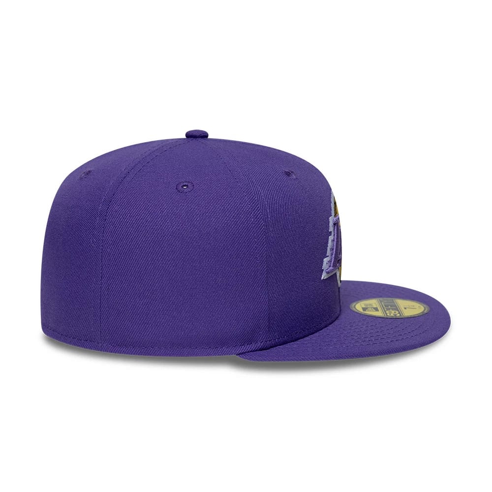 LA Lakers NBA Hardwood Classic Purple 59FIFTY Fitted Cap