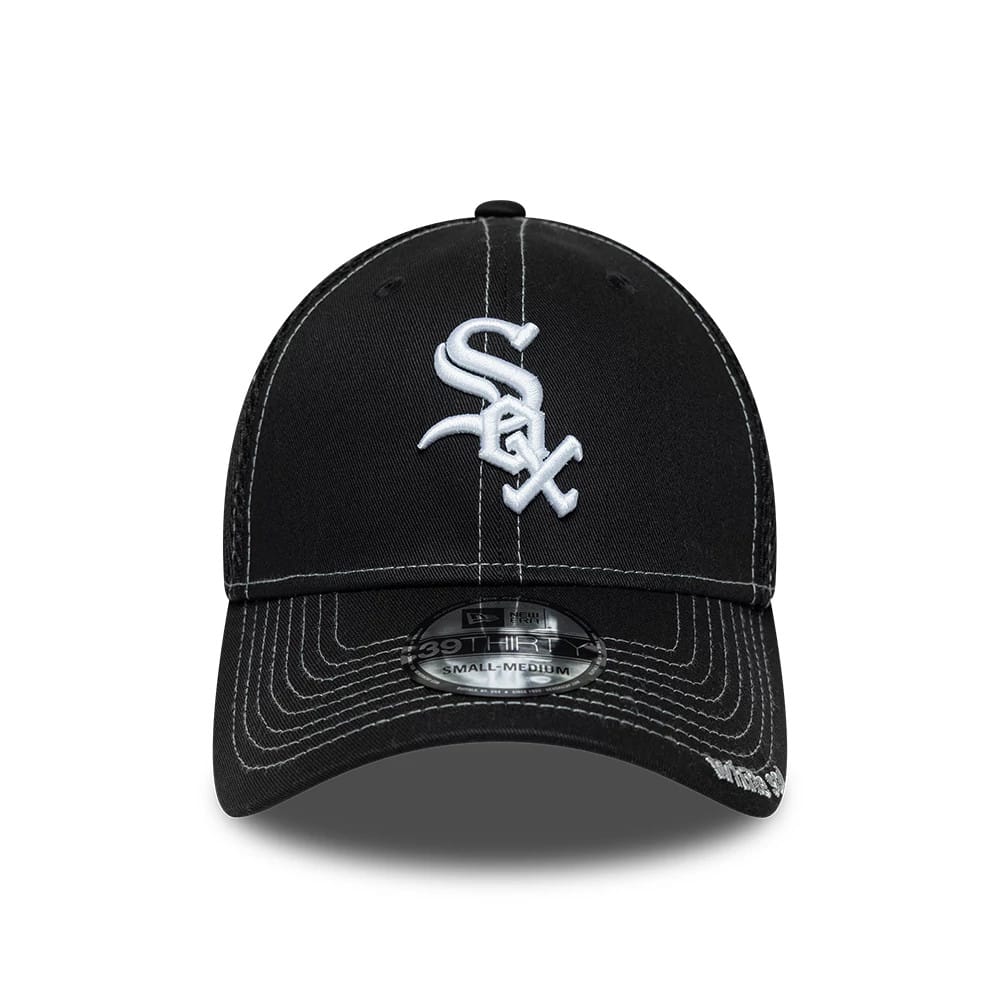 Chicago White Sox MLB Neo Black 39THIRTY Stretch Fit Cap