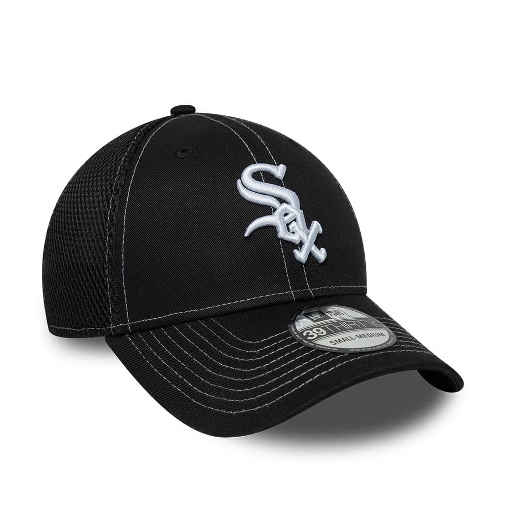Chicago White Sox MLB Neo Black 39THIRTY Stretch Fit Cap