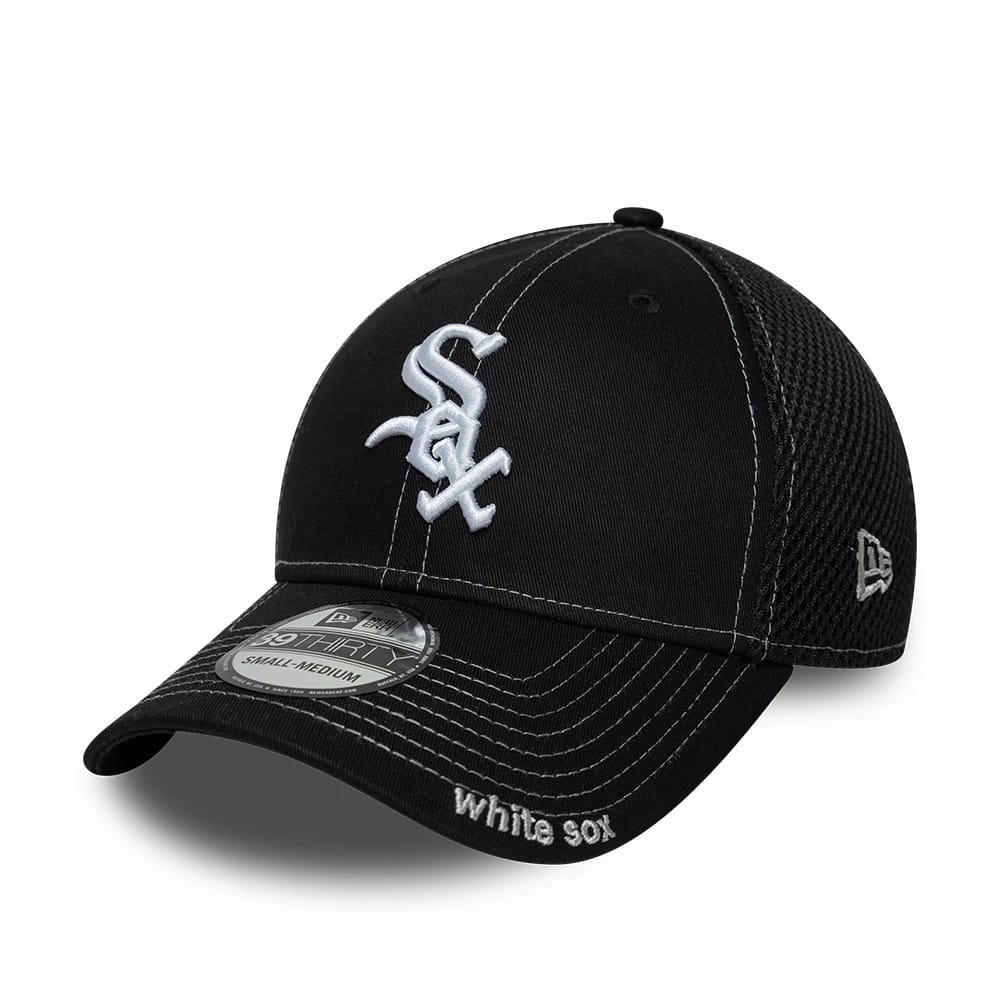 Chicago White Sox MLB Neo Black 39THIRTY Stretch Fit Cap