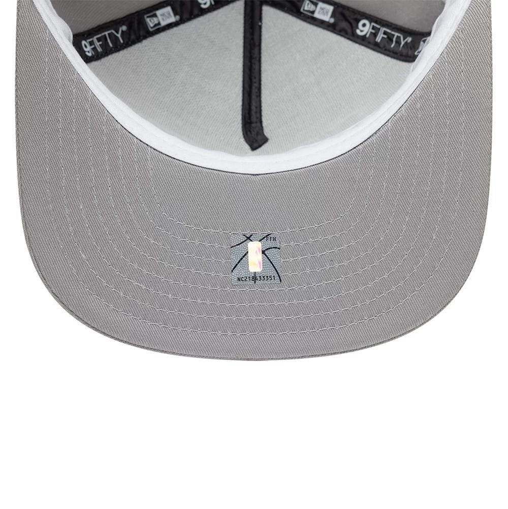 San Antonio Spurs NBA Hardwood Classic Grey 9FIFTY A-Frame Snapback Adjustable Cap