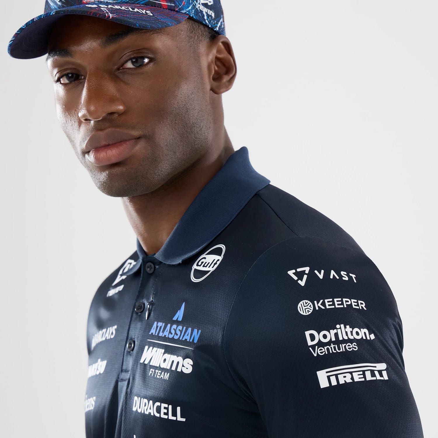 Williams GB Race Special Navy Tech Polo T-Shirt