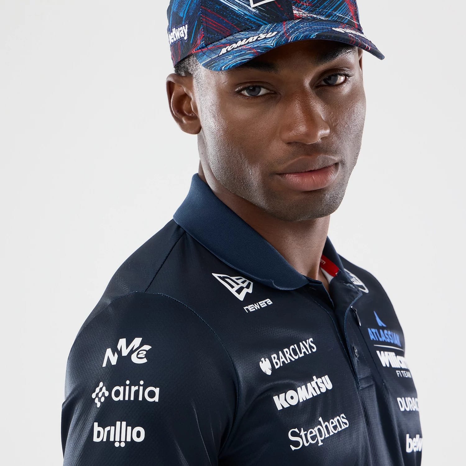 Williams GB Race Special Navy Tech Polo T-Shirt
