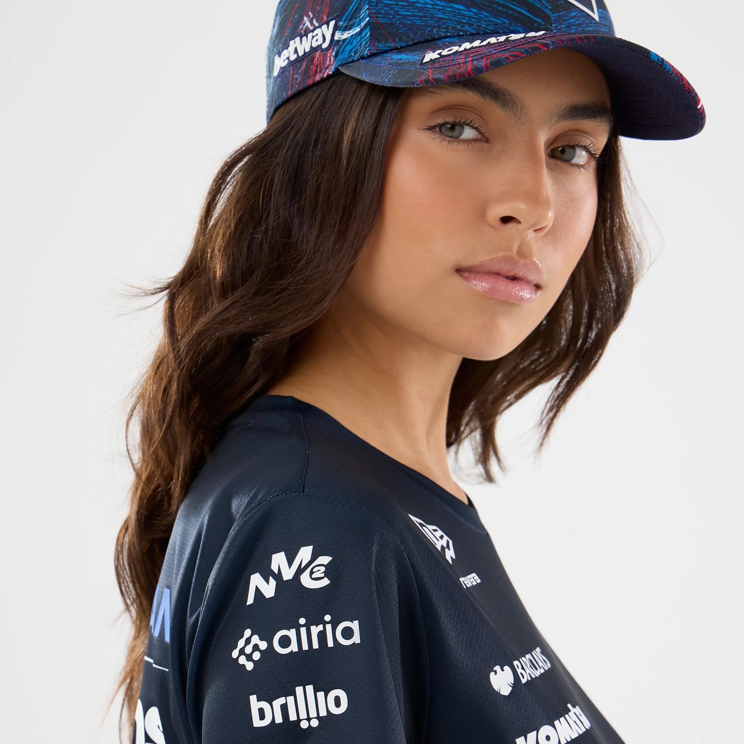 Womens Williams GB Race Special Tech Navy T-Shirt
